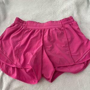 Low rise pink lululemon shorts brand new